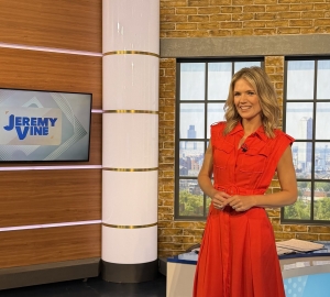 Presenting on Channel Five